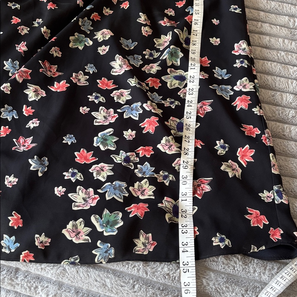 Katherine Barclay Black Dress with Multicolor Floral Design - Picture 9 of 9